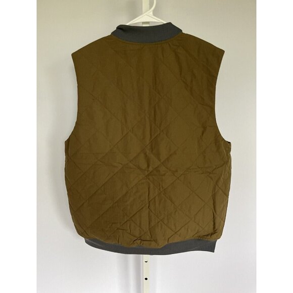 the North Face Cuchillo Insulated Zip Vest New with Tags M Medium Military Olive - Picture 3 of 6